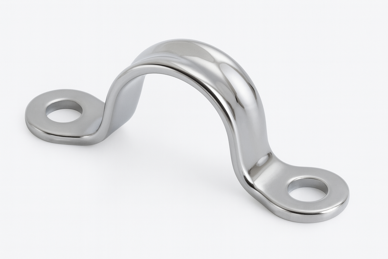 Osculati Edelstahlöse Flachstahl, 54 x19 mm