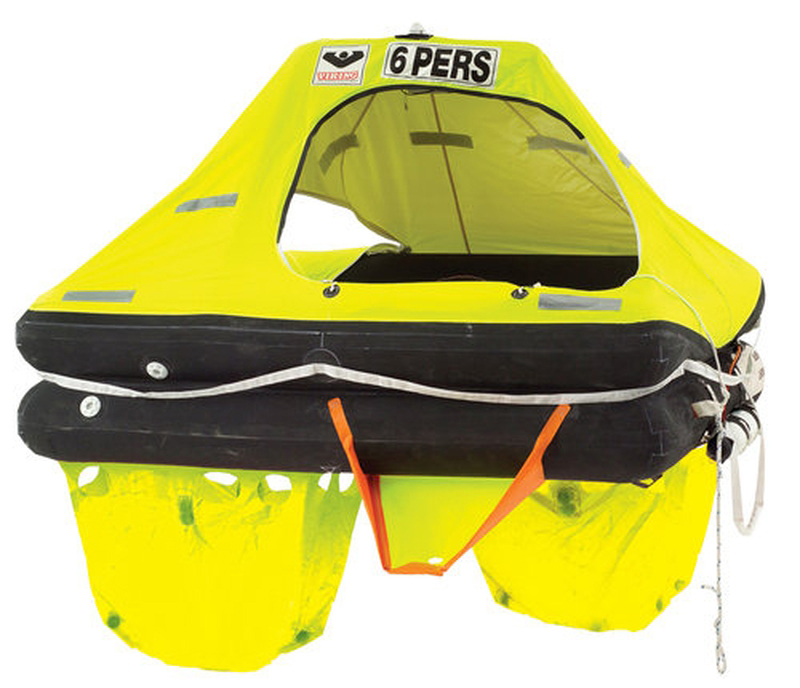 Viking Rettungsinsel Coastal 6 Personen, Container