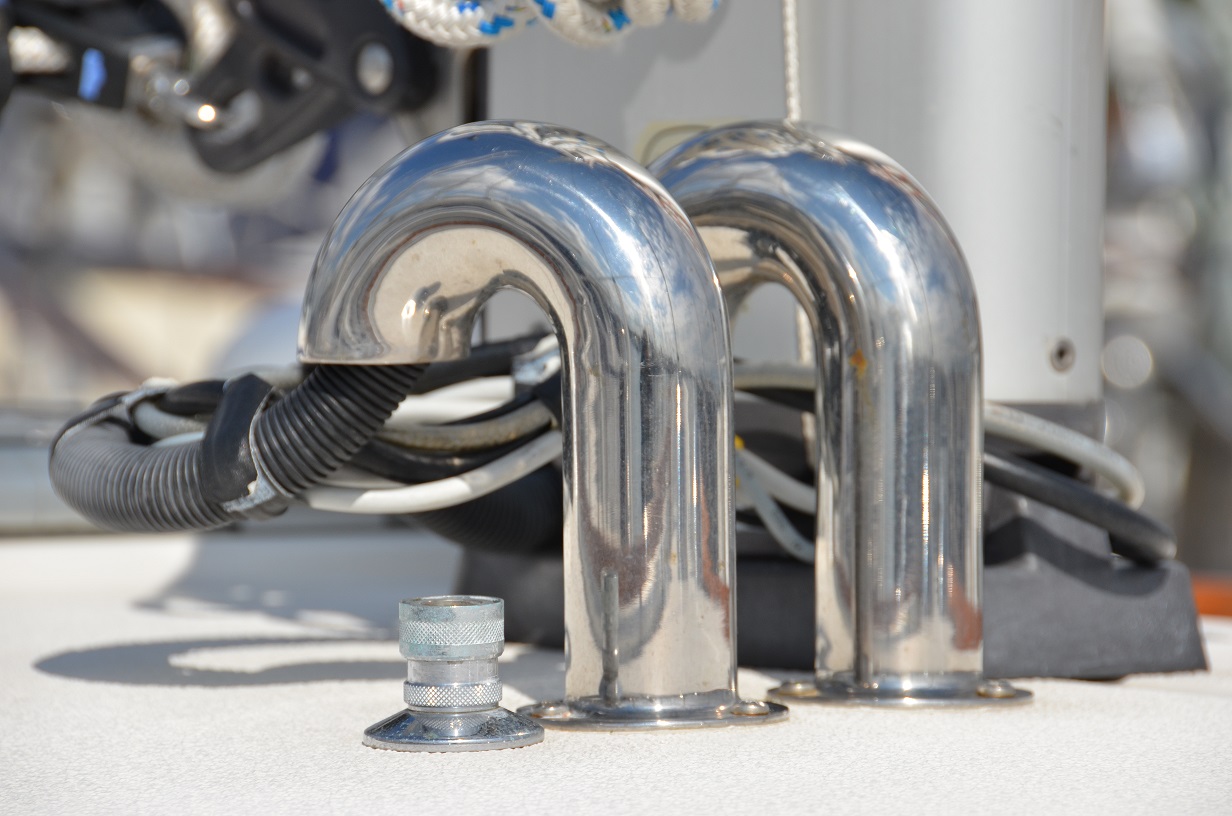 Osculati Schwanenhals 120 mm, Basis 45 mmØ