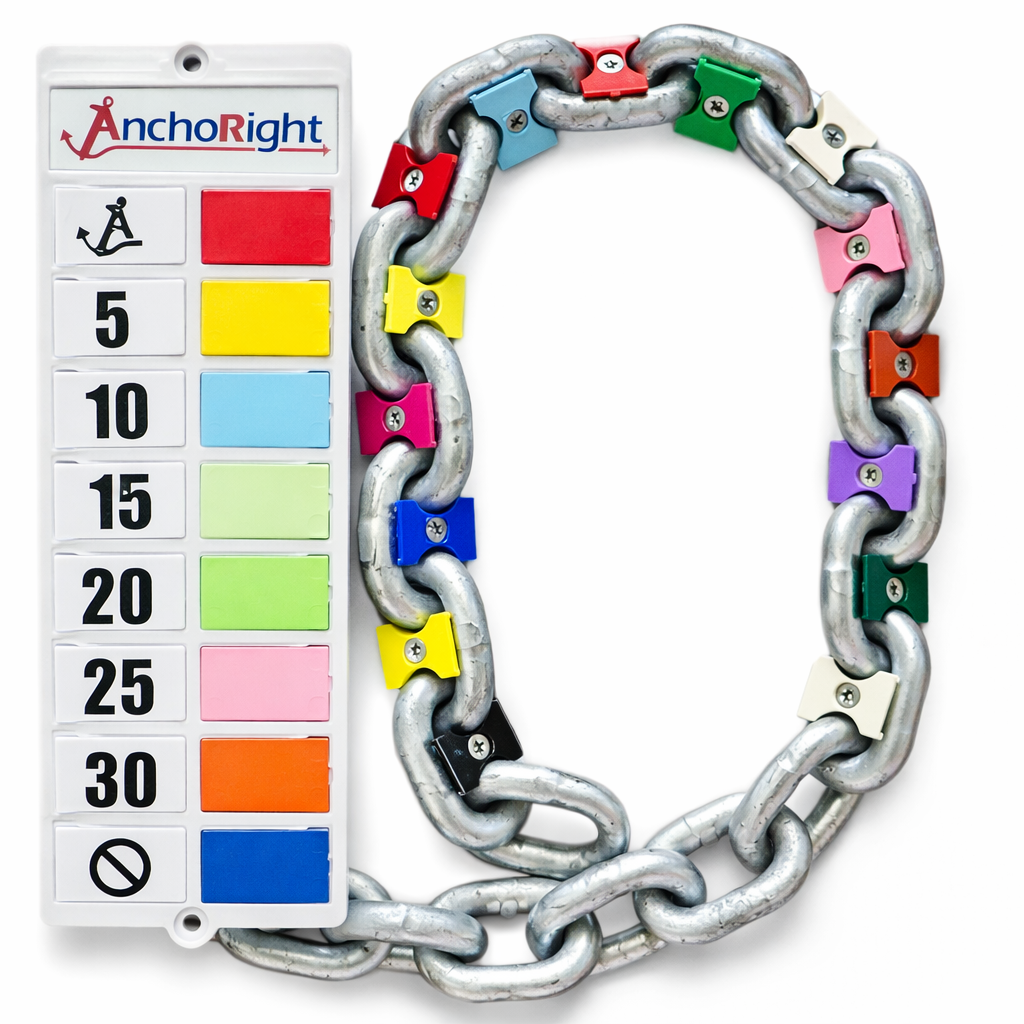 ANCHORIGHT Kettenmarkierungsset 8 mm, 6 Farben+ Farbcodetafel