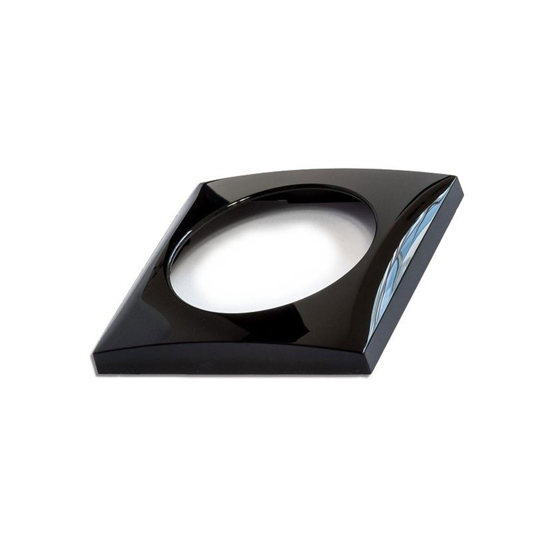 Berker Integro Flow Abdeckrahmen einfach, schwarz