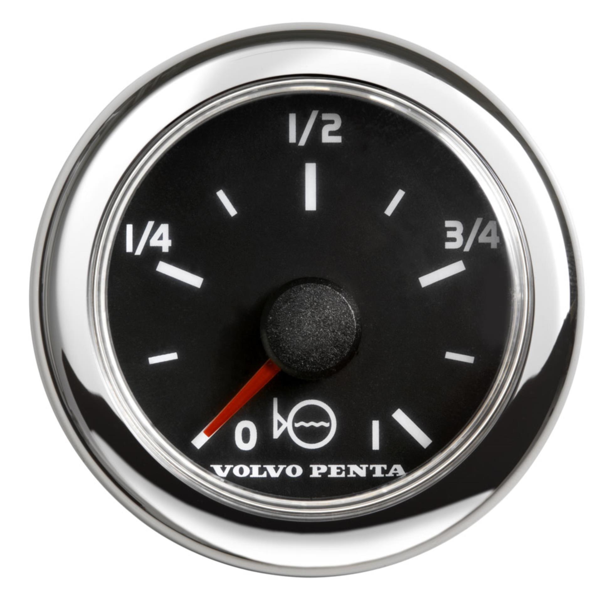 Volvo Penta Volvo Frischwassertankanzeige, 52mm, schwarz
