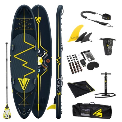 Vetus Yellow V SUP Board Heartbeat 11 "ANGEL"