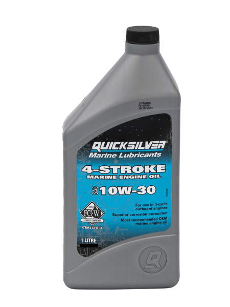 Quicksilver 4-Takt Öl 10W30, 1 Liter