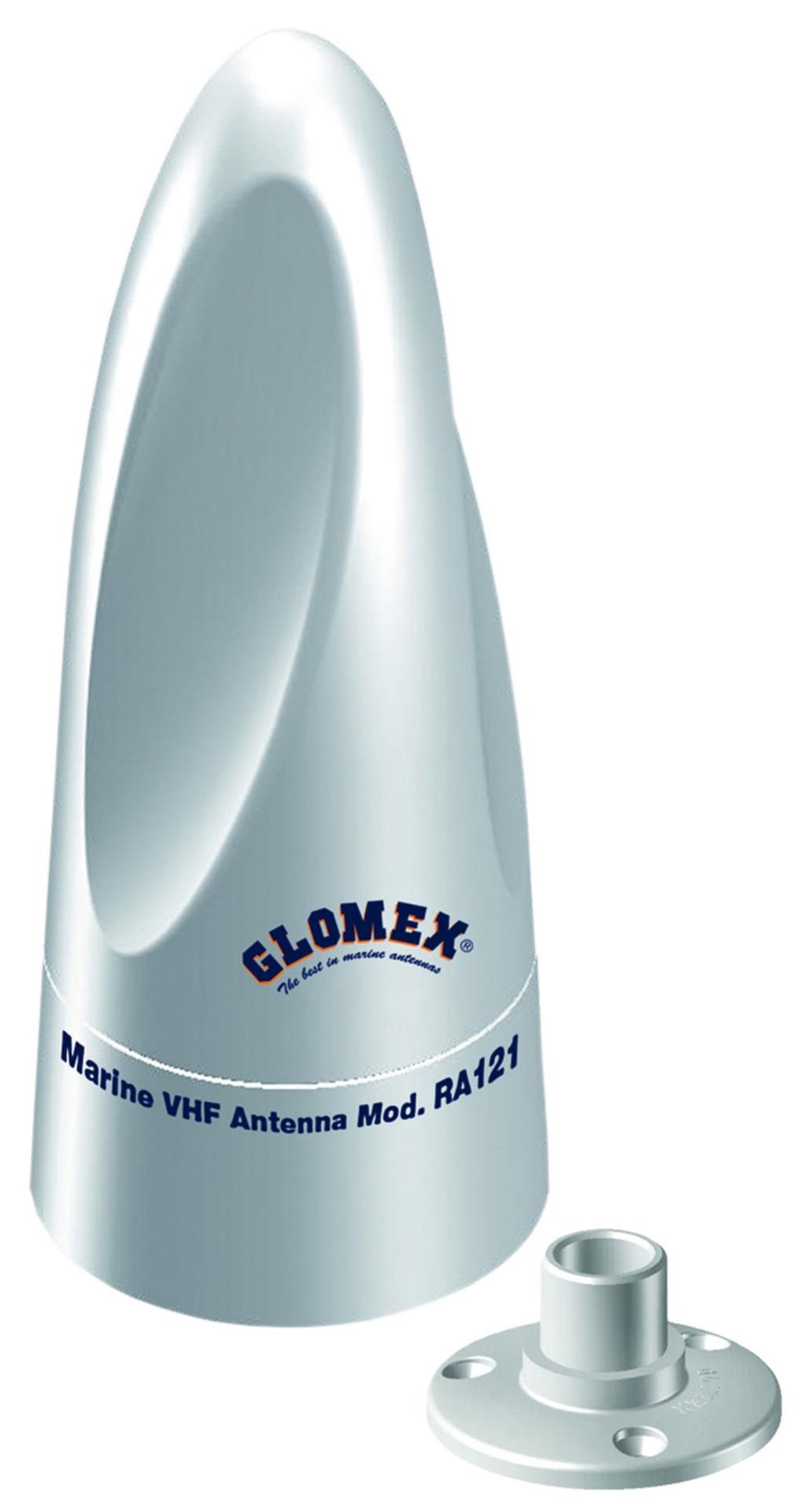 Glomex UKW Radio-Antenne RA121 (100mmØ, Höhe 250mm)