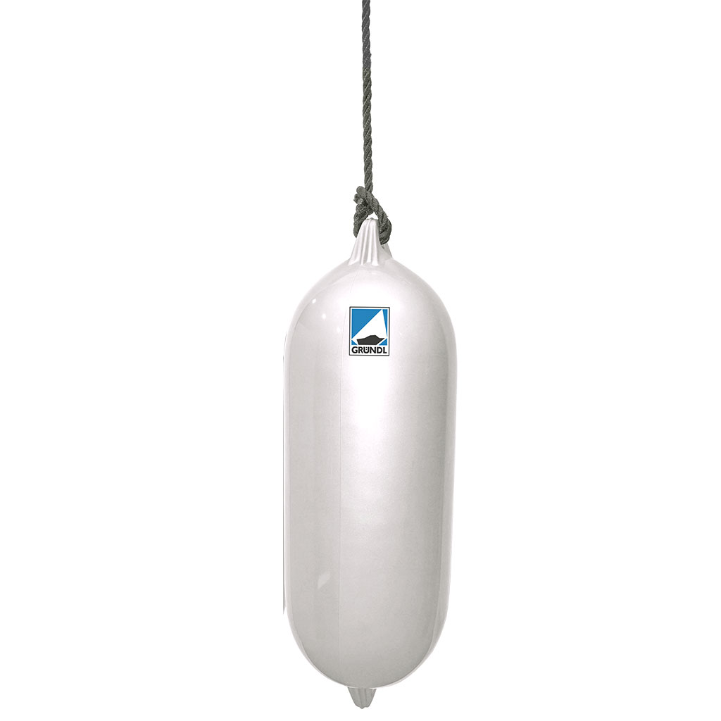 Majoni Gründl Fender Weiß 90 x 30 cm mit Fenderleine 