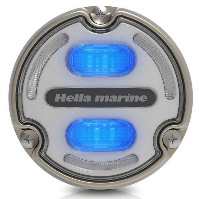 Hella Unterwasserleuchte Apelo A2, Lichtfarbe blau/weiß