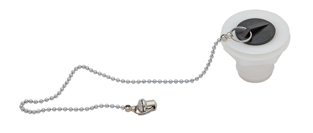 Osculati Ablaufstutzen + Verschlussstöpsel gerade