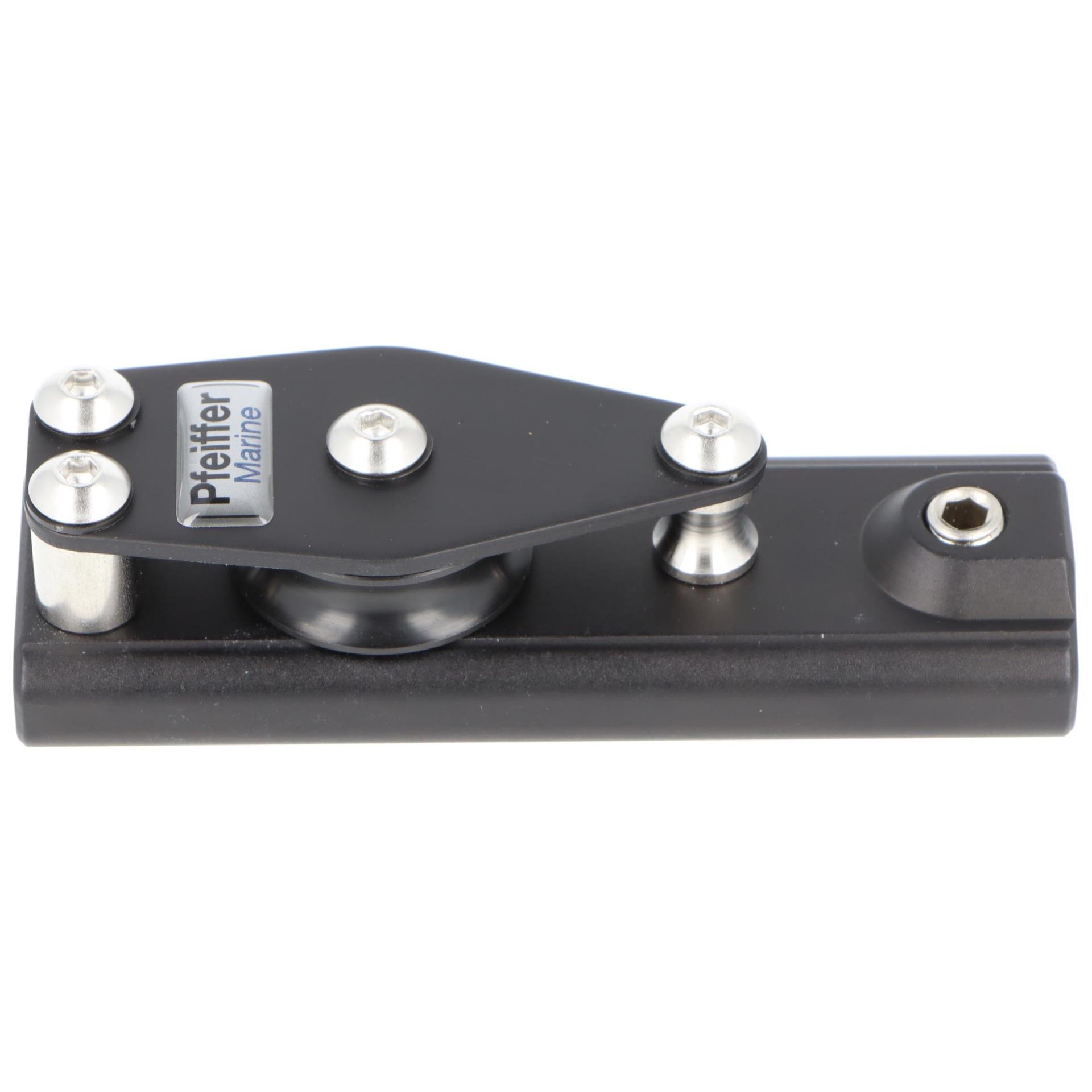 Pfeiffer Marine Kontrollblock, einfache Rolle für 23 x 25 mm Schiene