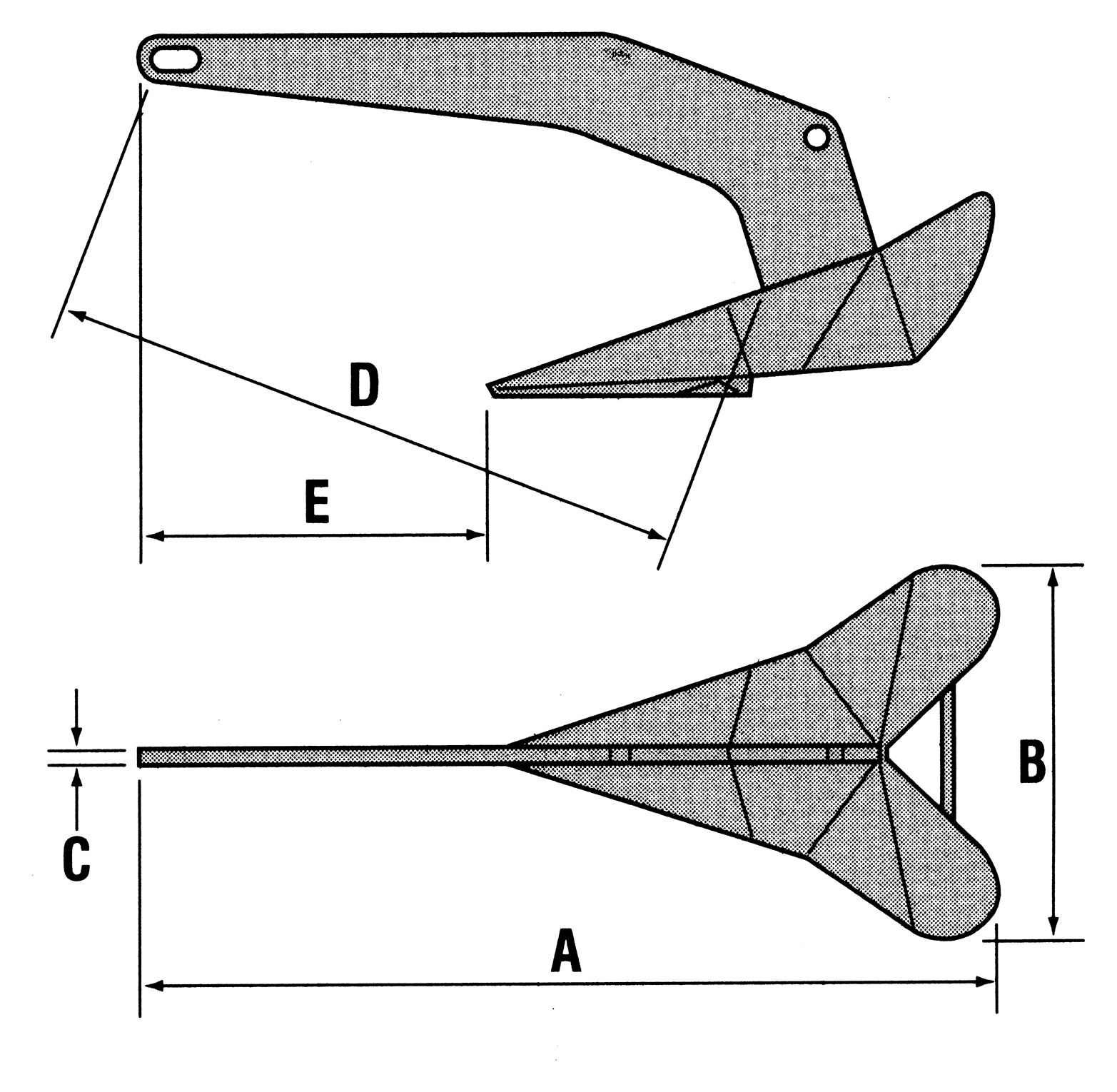 Lewmar Delta Anker Stahl, 6,kg Lewmar Delta Anker Stahl, 6,kg