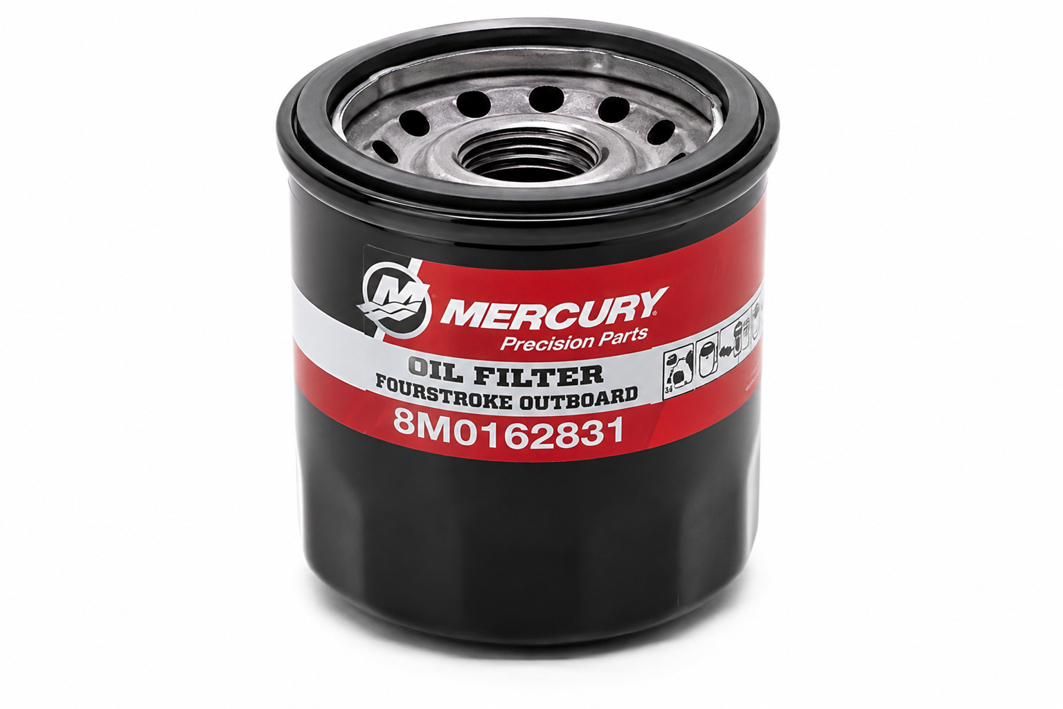 Mercury Ölfilter für Mercury & Mariner 8 – 30 PS 4-Takt (8M0162831)
