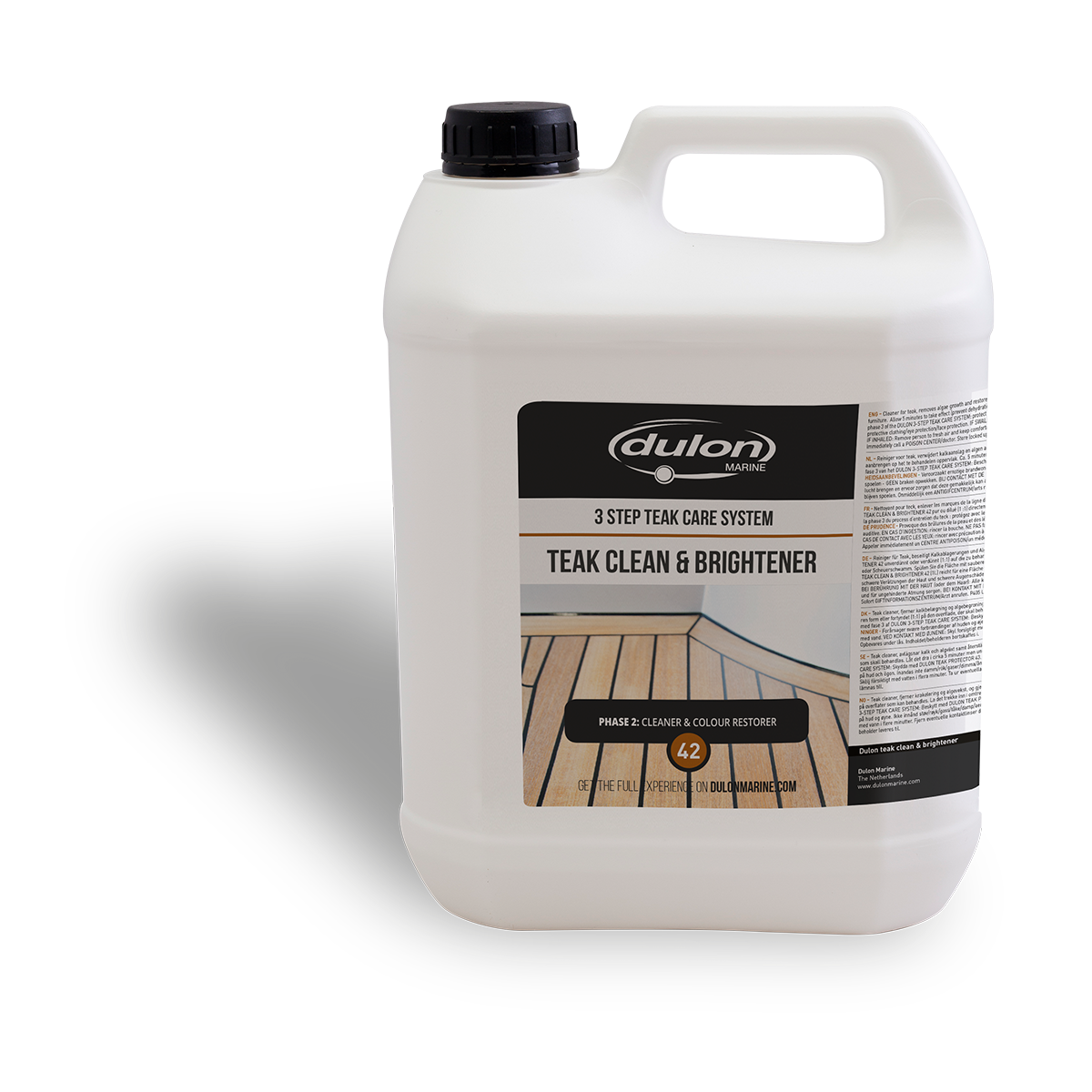 Dulon Marine Dulon 42 Teak Cleaner & Restorer, 5 Liter