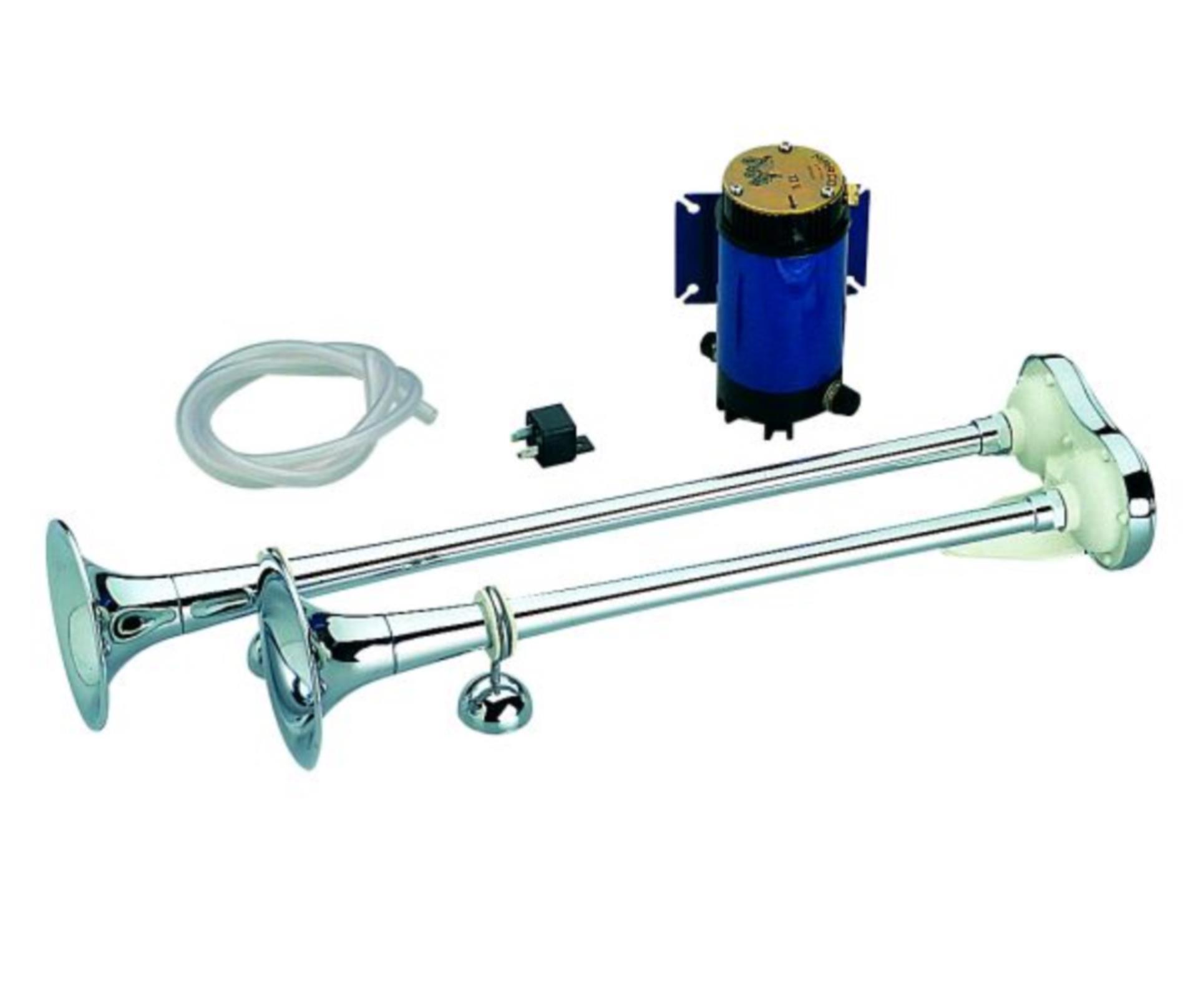 Kompressorfanfare MARCO 12V, Doppel (500/610 mm)