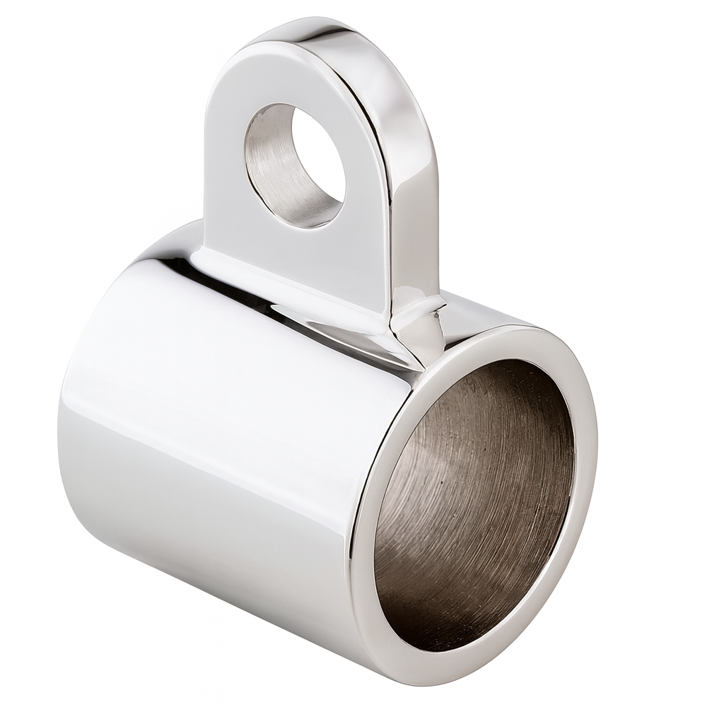 Osculati Edehlstahl Relingsbeschlag mit Auge, 25 mmØ