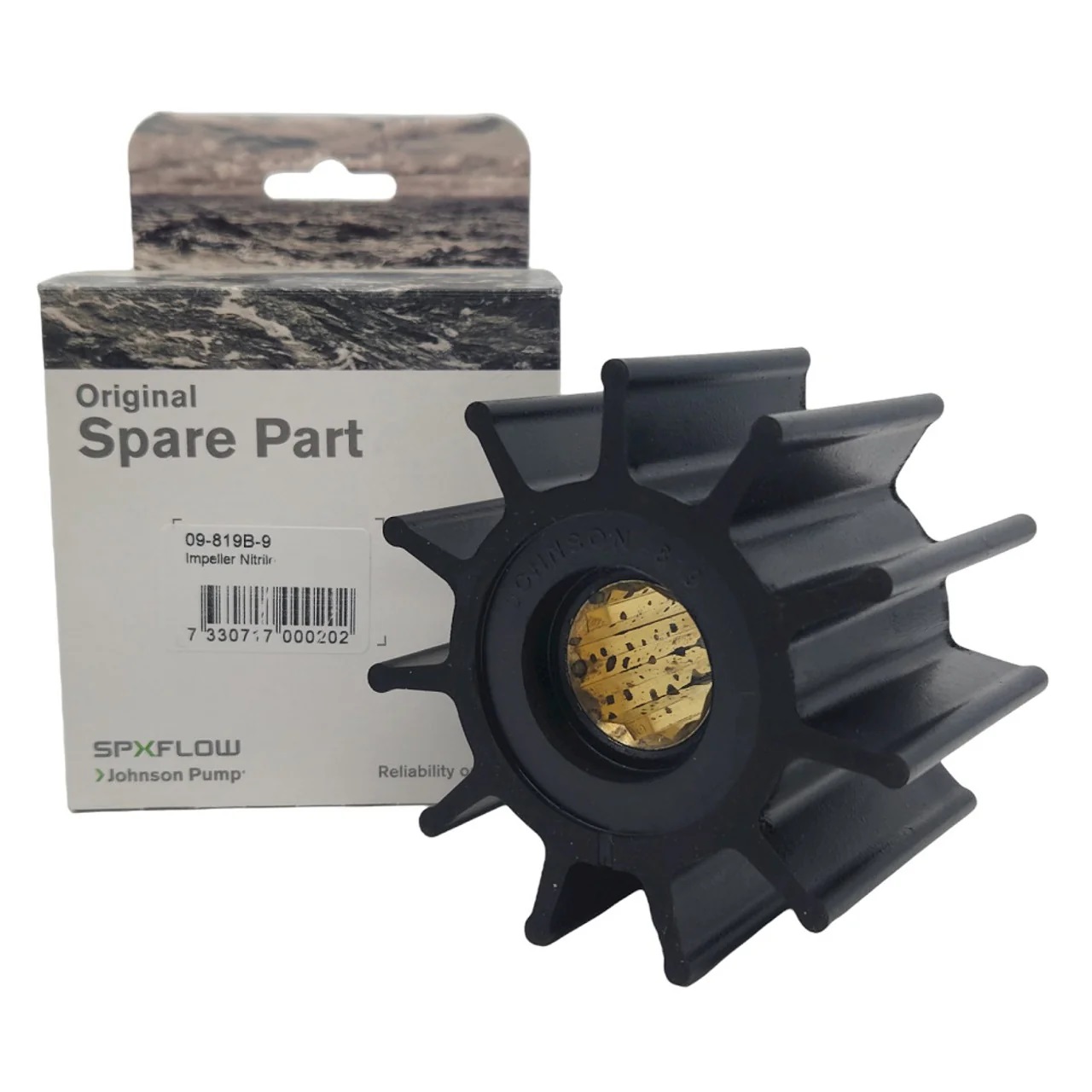 Johnson Impeller Nitril für Pumpe F8B-9/ Verzahnte Welle 09-819B-9