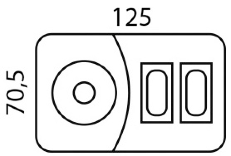 Osculati Extra Fernbedienungspanel, Joystick