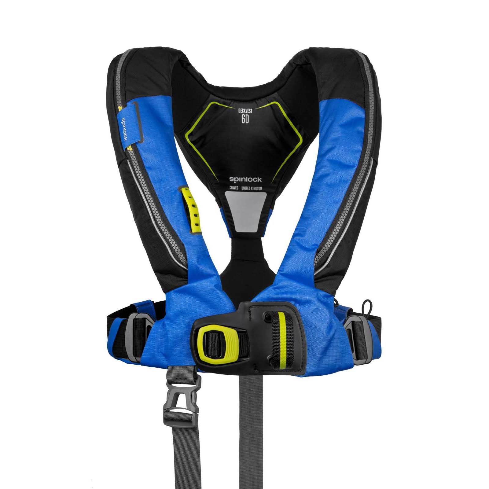 Spinlock Deckvest 6D 170N, pacificblue & black, nächster Service 09/25