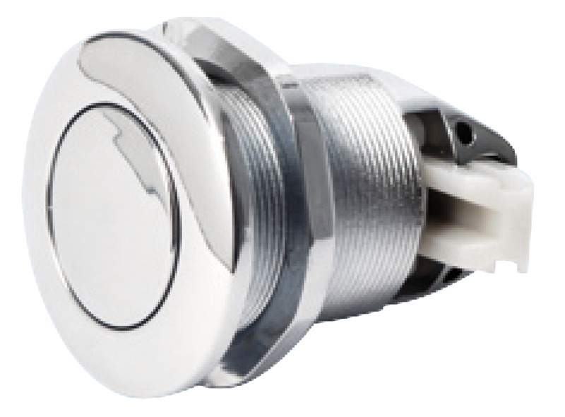 Osculati Druckknopf verchromt, komplett