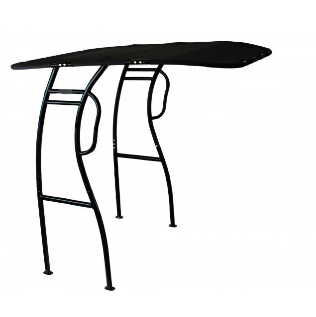 MATC T-TOP Maxi grau Pulverbeschichtet, Stoff schwarz