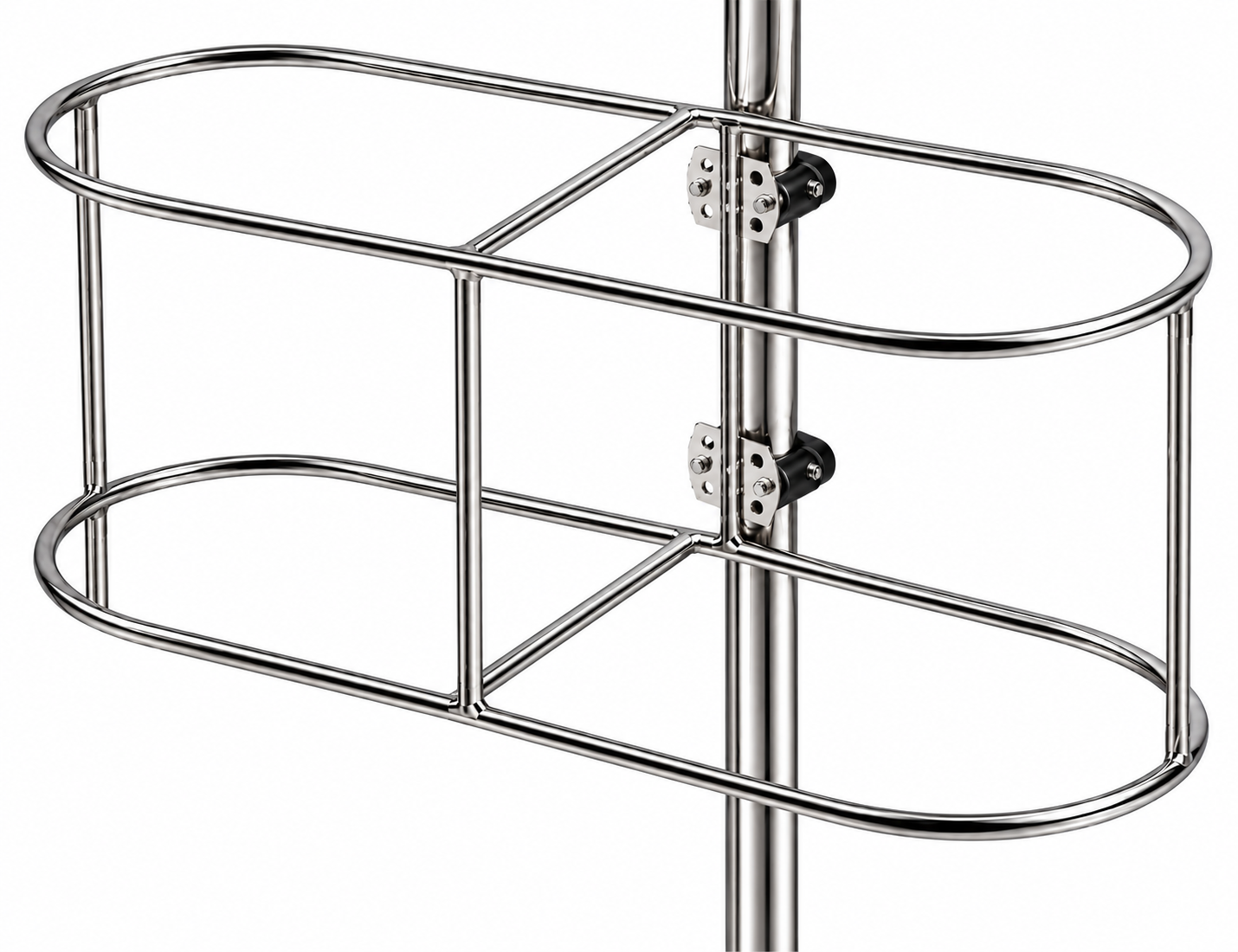 Osculati Fenderkorb 2-Fach Edelstahl für 15 cm Ø Fender 