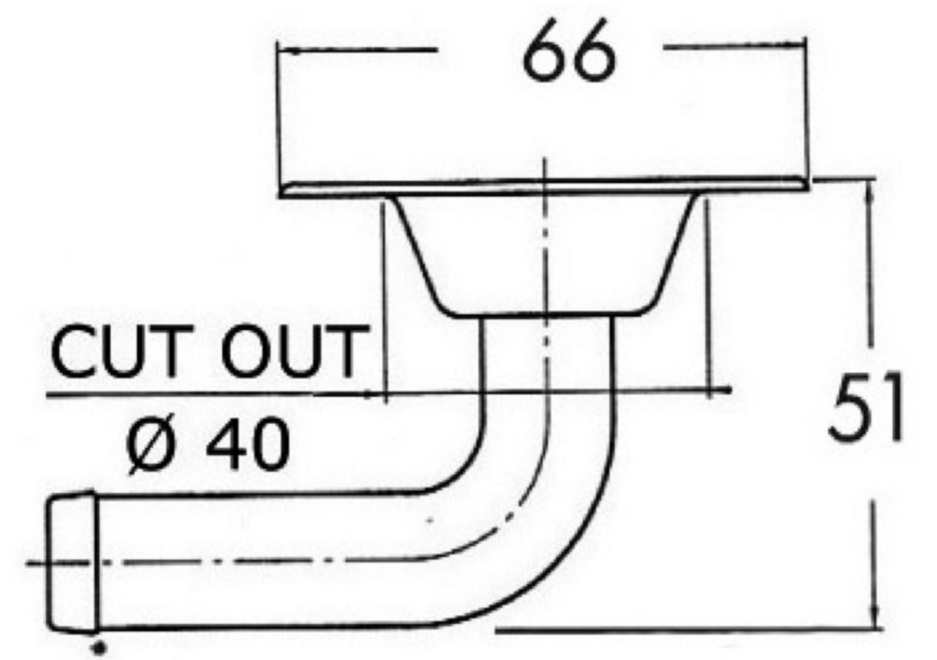 Osculati Tankentlüftung 90° Edelstahl 16 mmØ - Kopf 40 / 66 mmØ Osculati Tankentlüftung 90° Edelstahl 16 mmØ - Kopf 40 / 66 mmØ