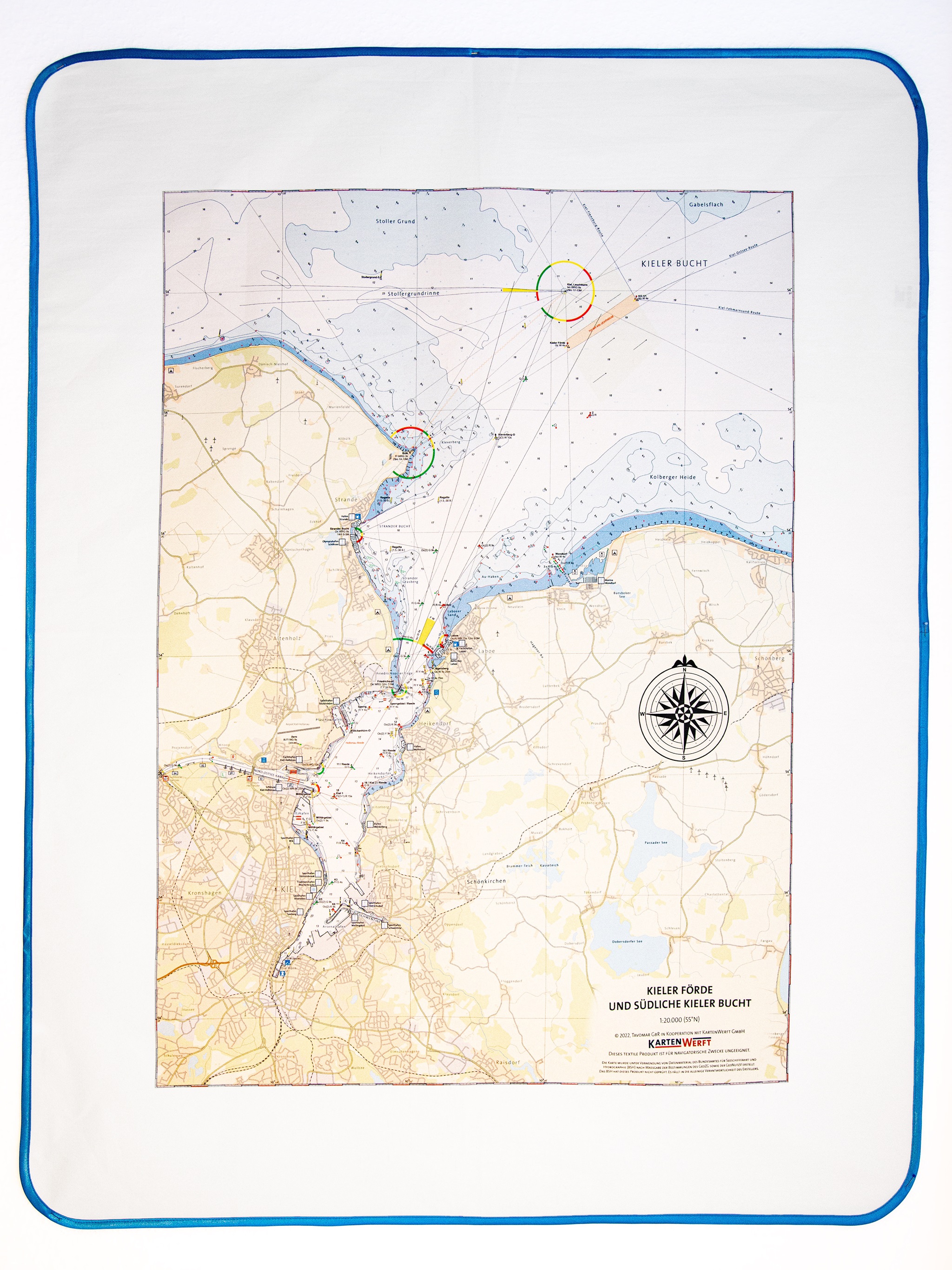 Tavomar Tischdecke Kieler Förde, 1,65 x 1,40 Meter