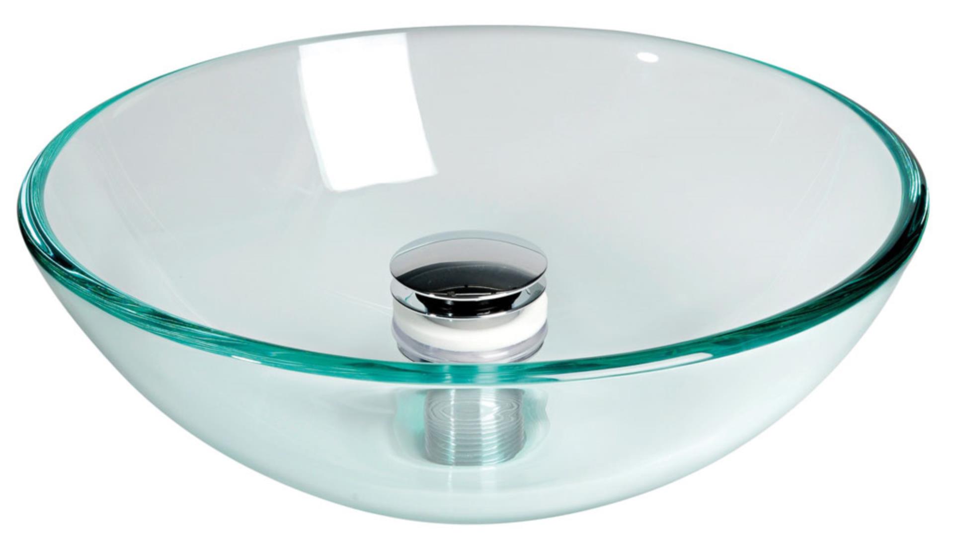 Osculati Glas Waschbecken 280 mmØ, H 95 mm