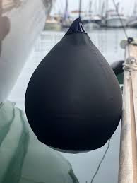 Rollneck Fenderüberzug schwarz Kugelfender 39 - 55 cm, A2 -A4 (Stück)