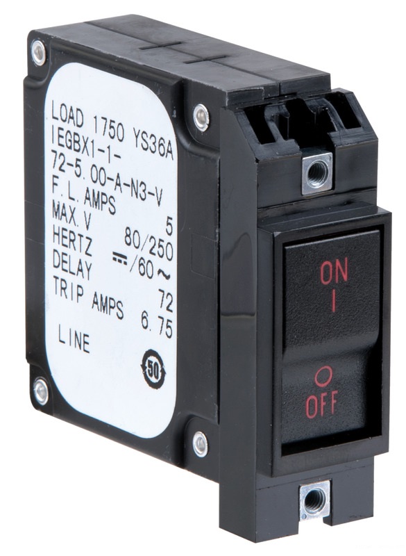 Airpax Schutzschalter mit Kippschalter (Vertikal), 50 A 