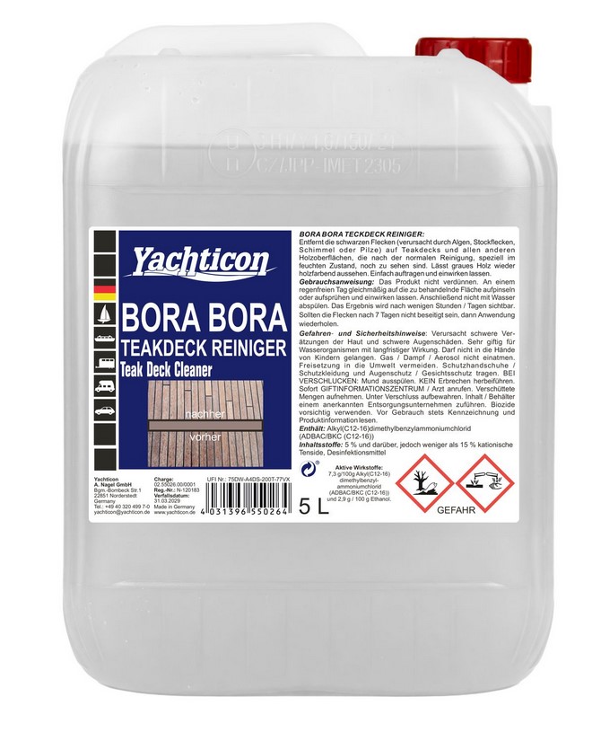 Yachticon Bora Bora Teakdeck Reiniger 5000 ml 