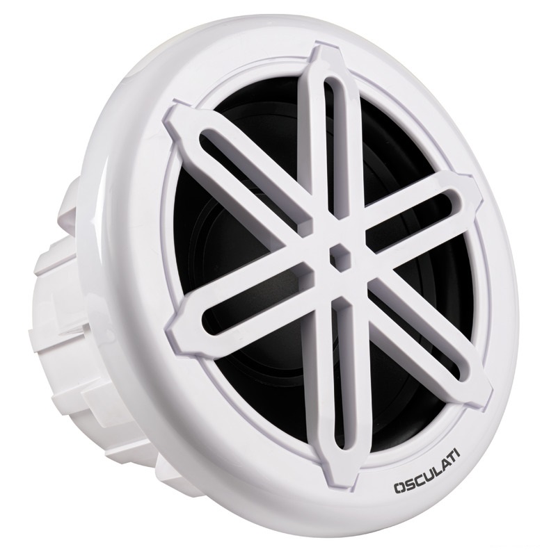 Osculati Marine Subwoofer 10" 500 Watt, Weiss (268 mm x 229 mm)