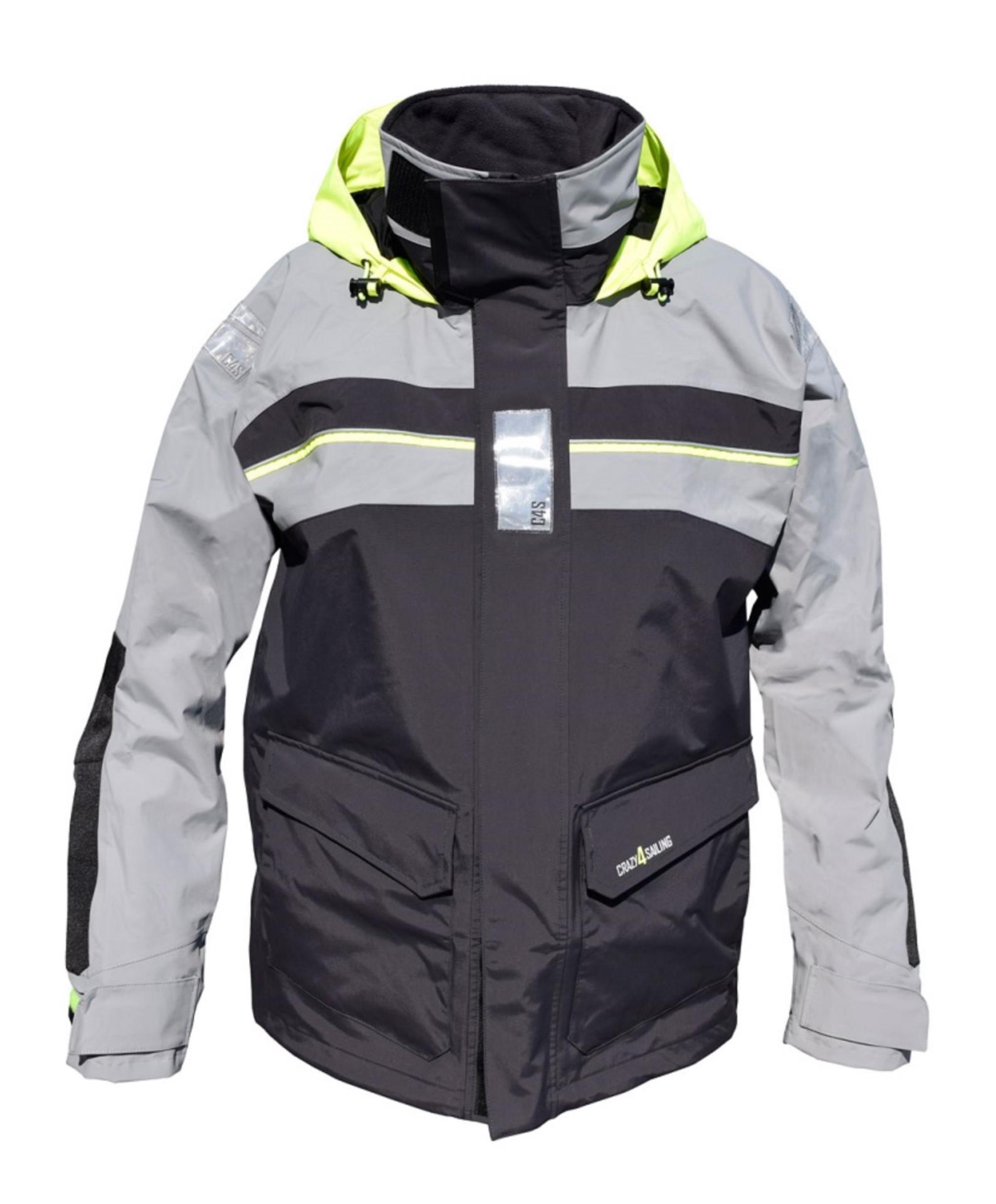 Crazy4Sailing C4S OFFSHORE SEGELJACKE BERGEN CARBON/GRAPHIT