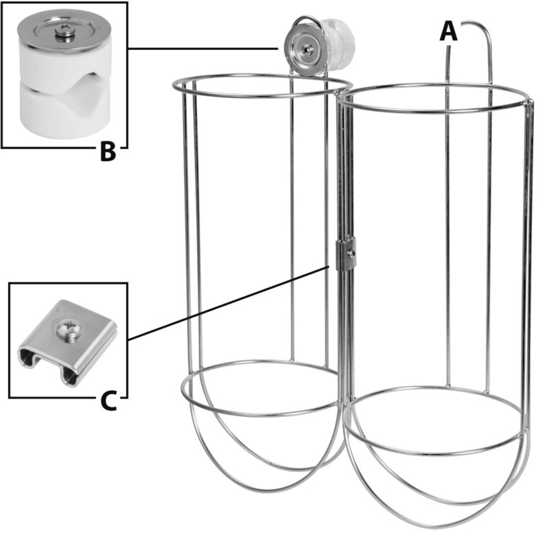 Osculati Easy Fenderkorb, Edelstahl (23,0 mmØ x 42,5 mm)