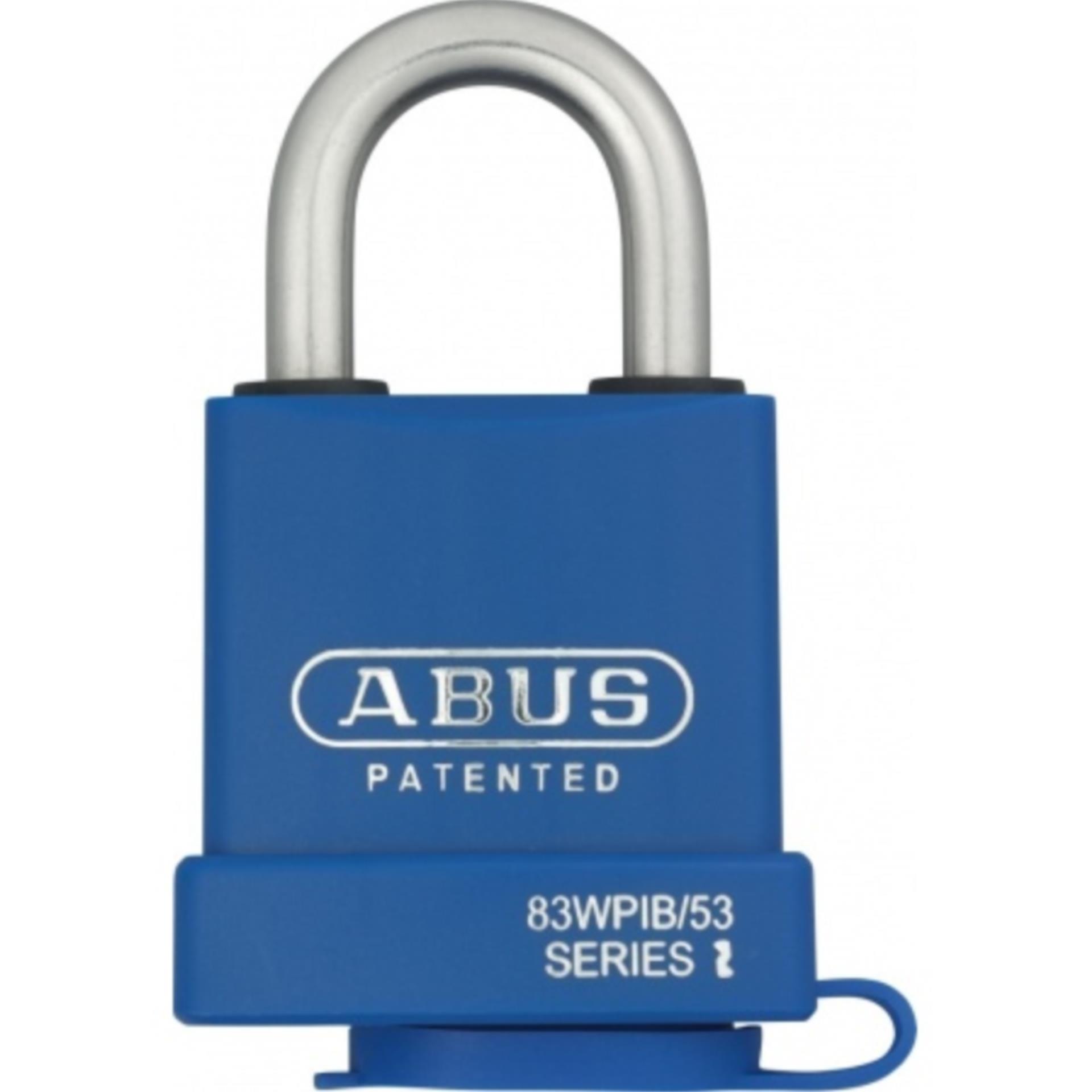 Abus Vorhängeschloss ABUS gummiert, 46,5 x 25 mm