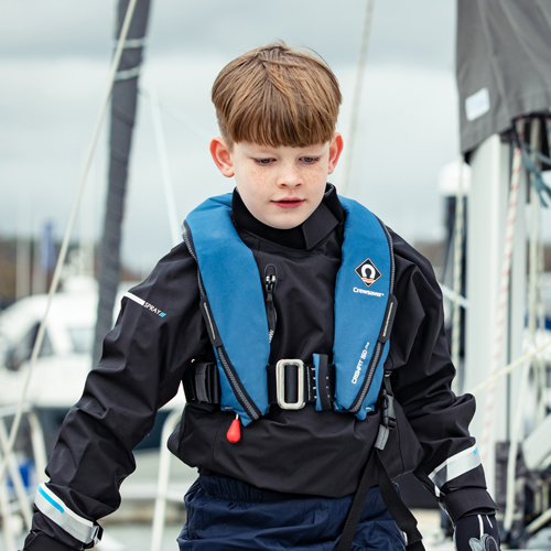 Crewsaver Crewfit 150N Junior Harness, blau