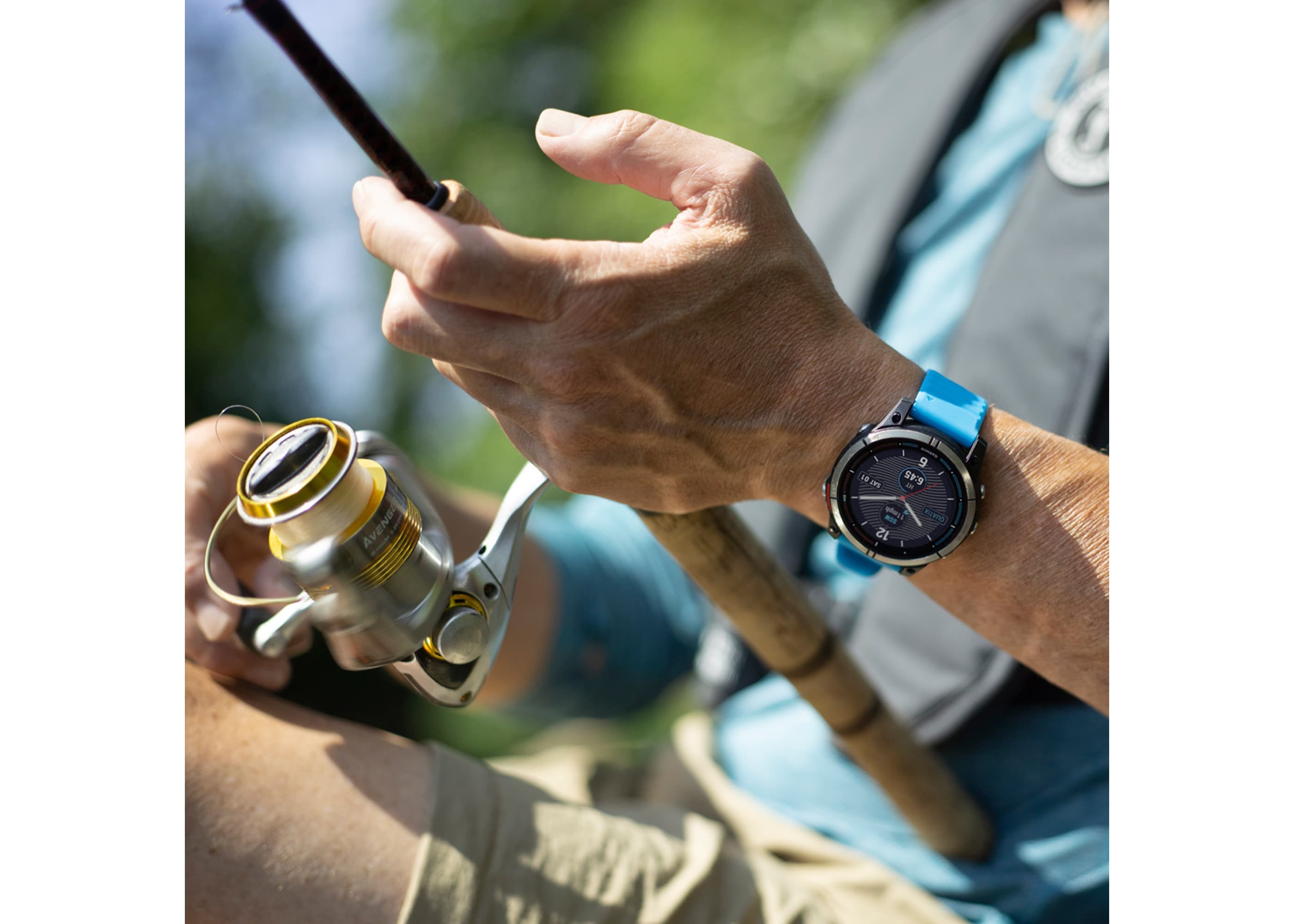 Garmin Quatrix 7, Schwarz / Silber