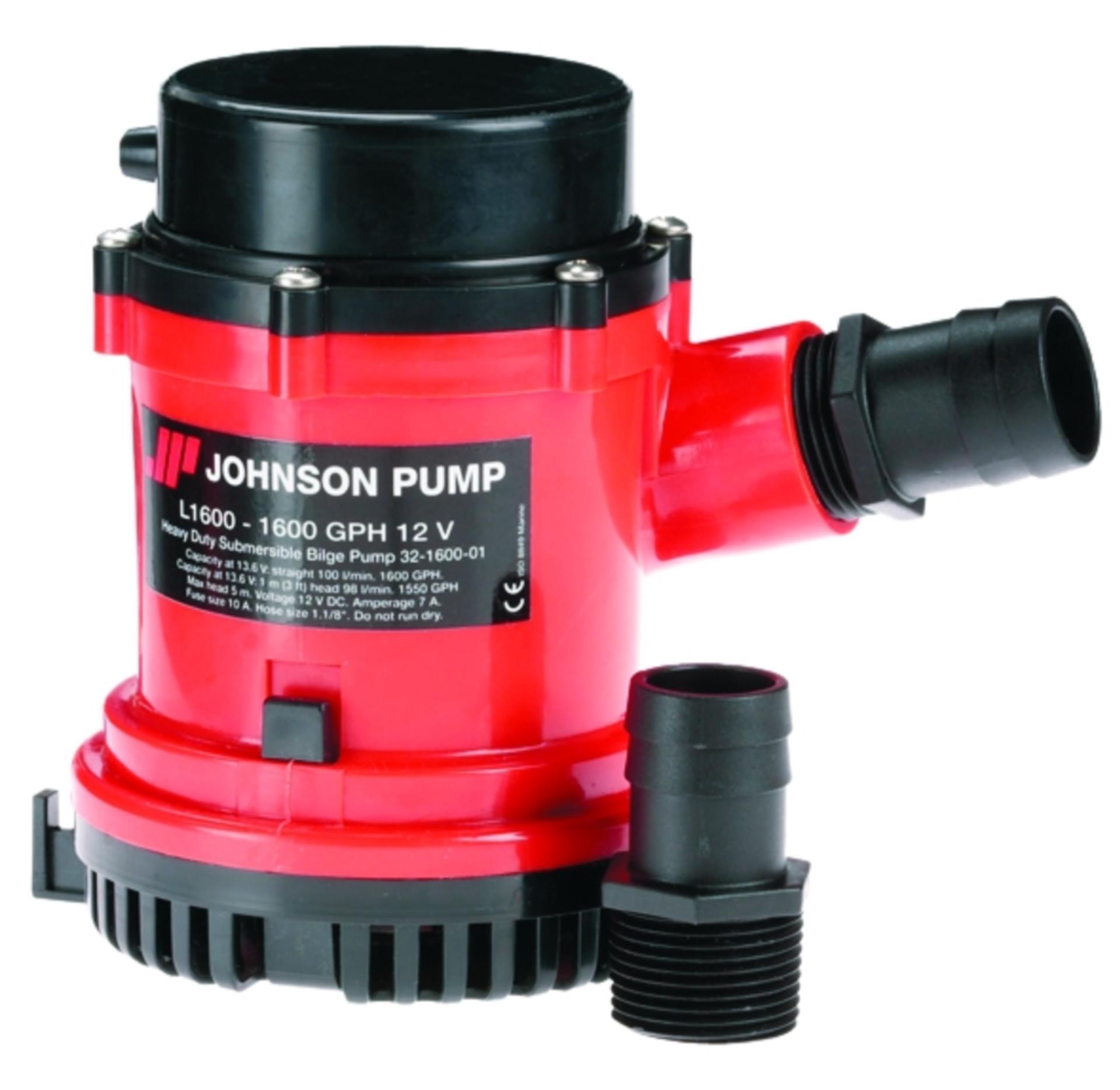 Johnson Hochleistungs Bilgenpumpe Serie L1600 / 24 V