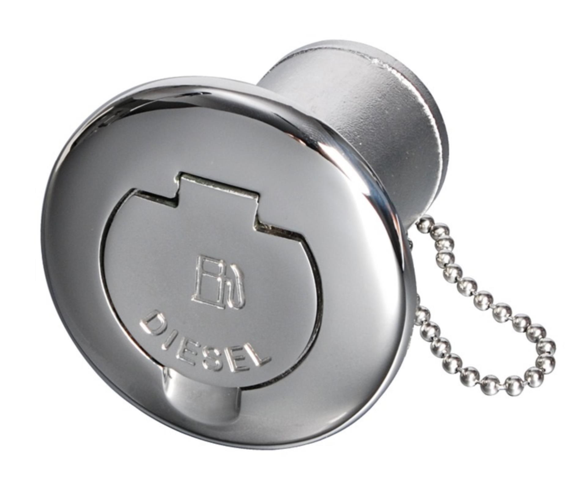 Osculati Einfüllstutzen Deluxe Fuel 38 mmØ, abschließbar