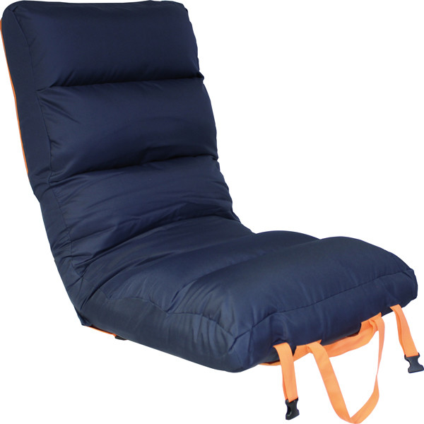 Gotthardt Klappsitz Comfy Big, Dunkelblau / Orange (130 x 50 x 15 cm)