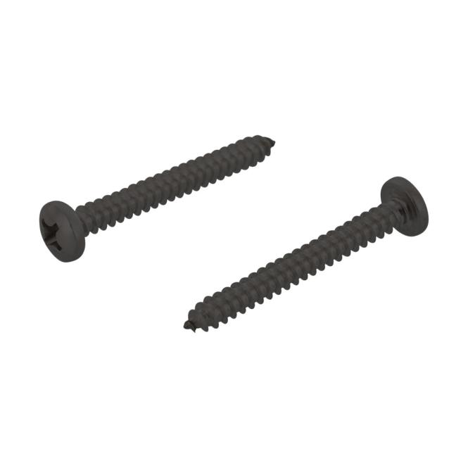 Senk-Blechschrauben mit Kreuzschlitz A4 DIN 7982 Black Line