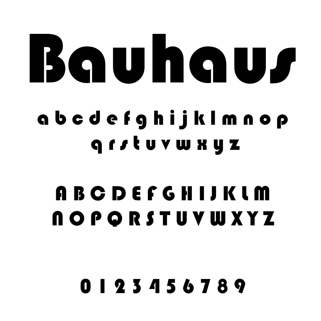 Gründl Schriftart Bauhaus, 151 - 200 mm Gründl Schriftart Bauhaus, 151 - 200 mm