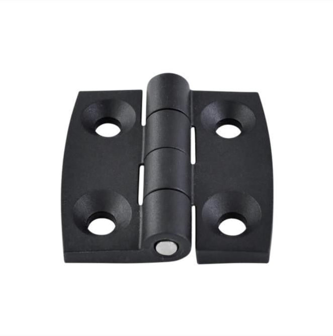 Kunststoff-Scharnier, quadratisch 50mm Black Line