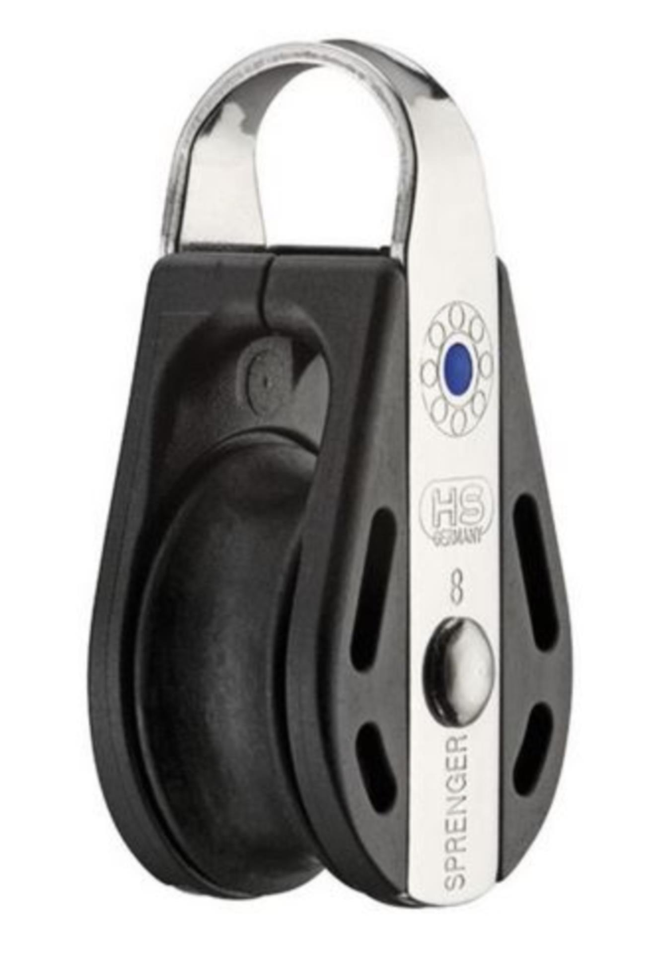 Sprenger S-Block Nadellager 8 mm - 1 Rolle, durchgehender Bügel