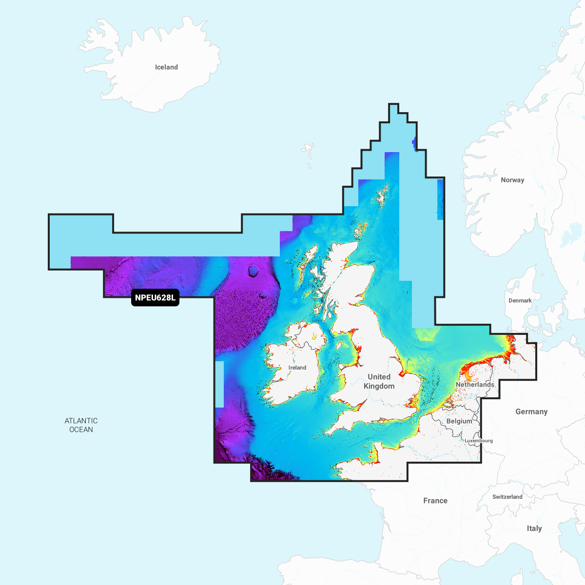 NAVIONICS PLATINUM+ EU628L UK, Ireland & Holland 