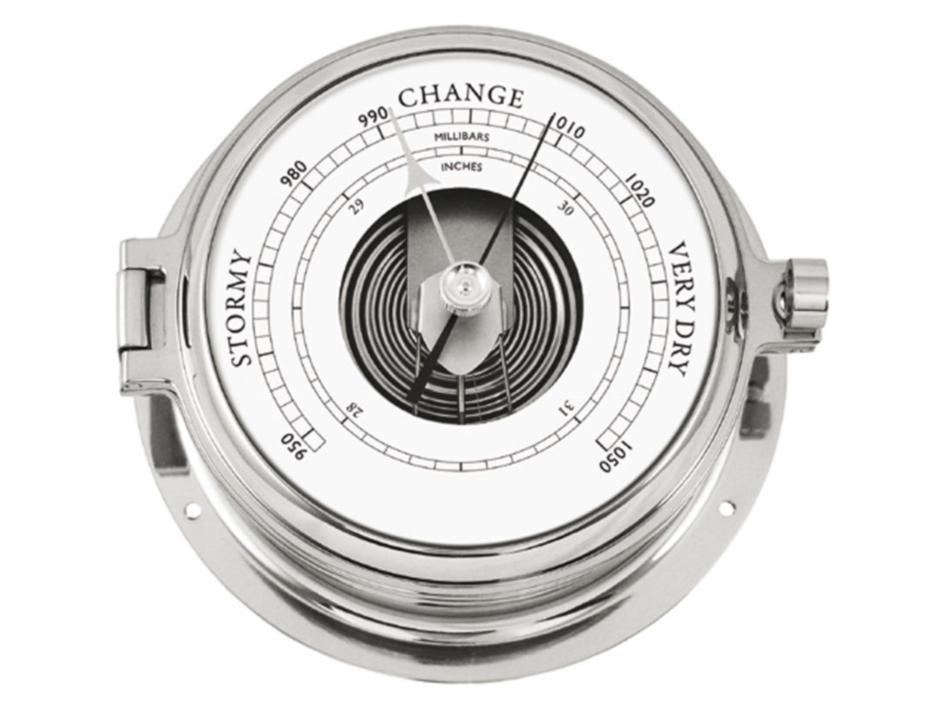 Talamex Barometer Serie 160 Massiv verchromt