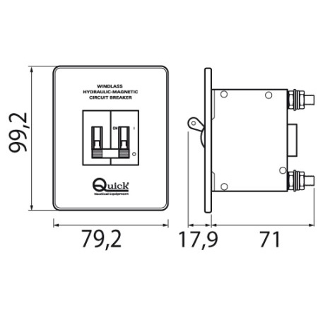 Quick Schutzschalter / Sicherungspanel, 125 A