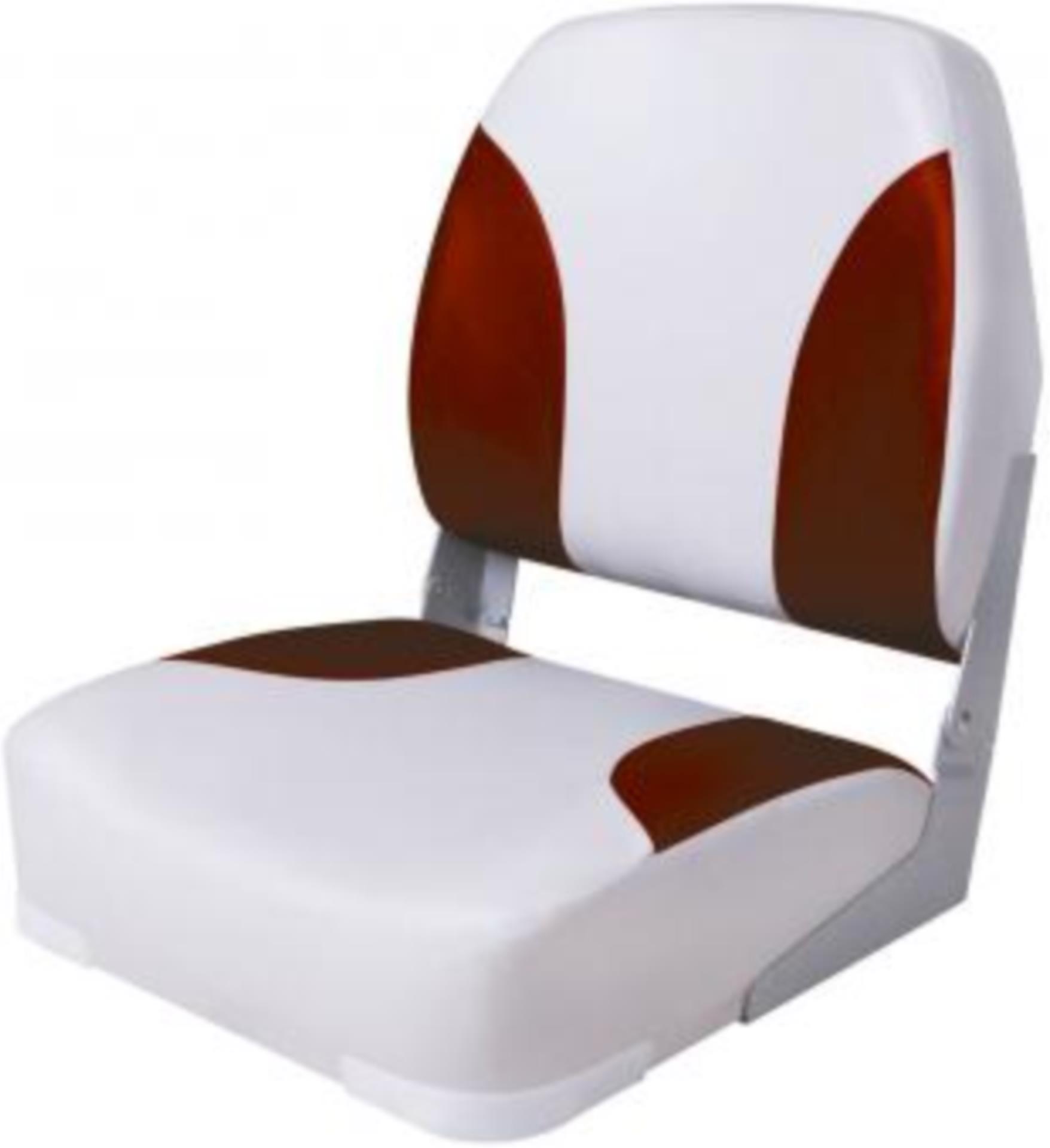 Springfield Marine Gepolsteter Klappsitz, weiß / rot