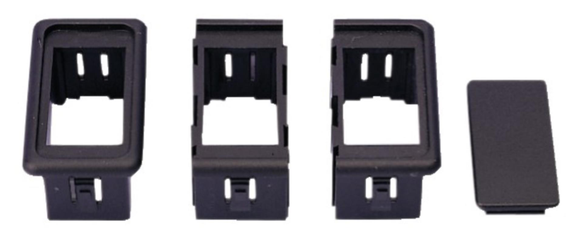 Carlingswitch Endpanel für Carling Schalter, schwarz