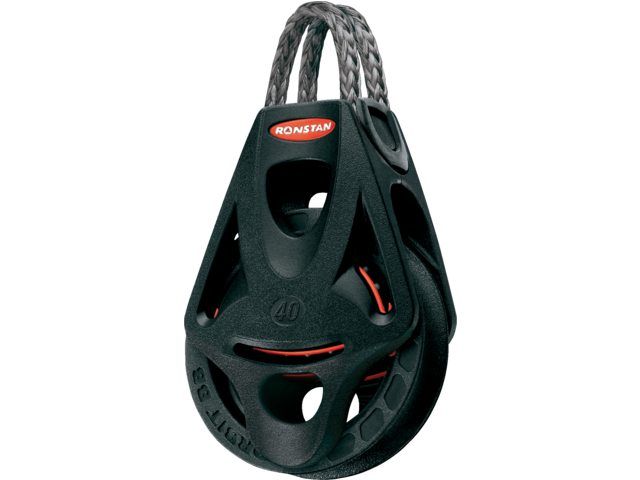 Ronstan RF45111 40 BB mit Hundsfott 1-Scheibig 40er Rolle