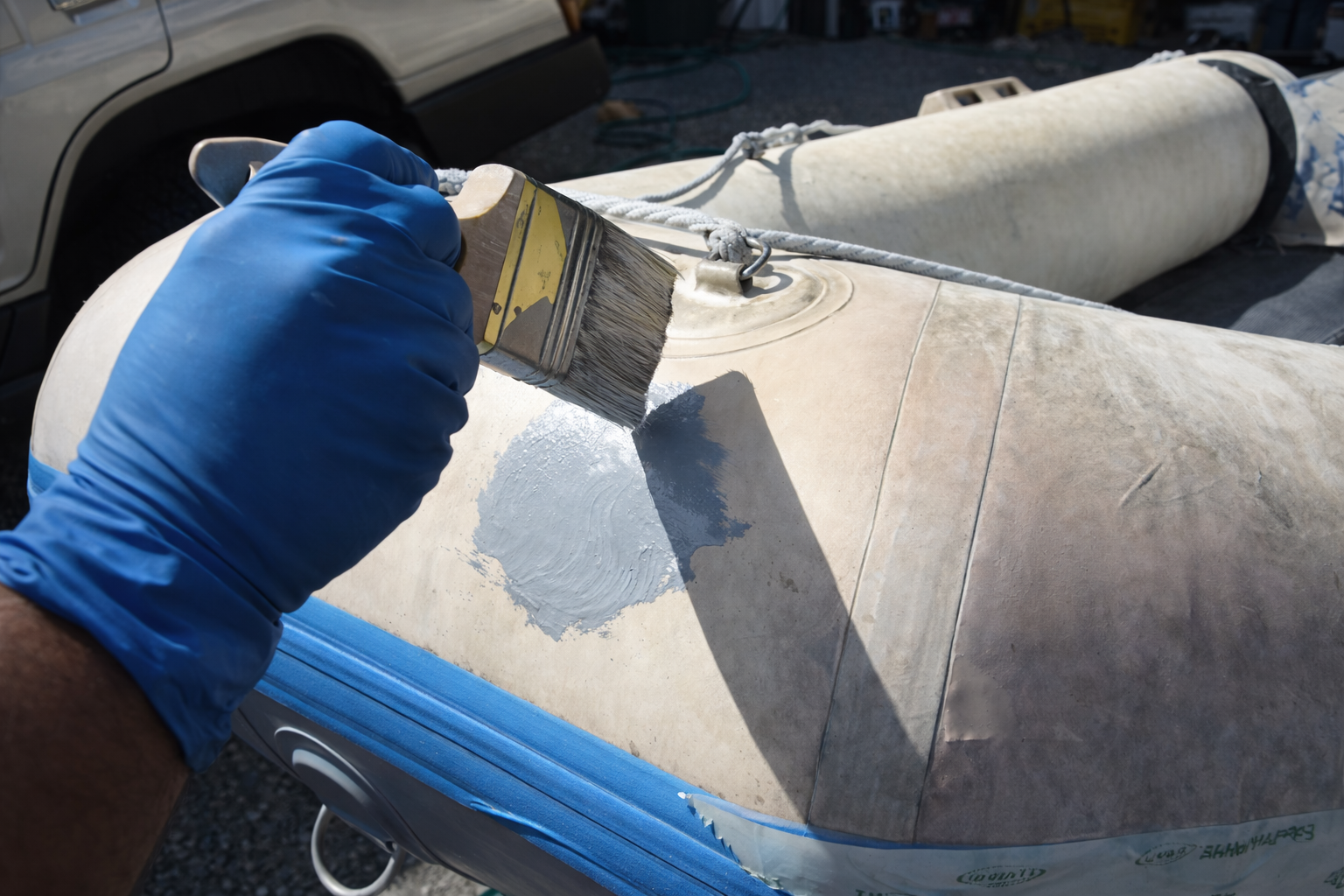 Marlin Yacht Paints Marlin Flexy Elastische Gummifarbe orange, 500 ml